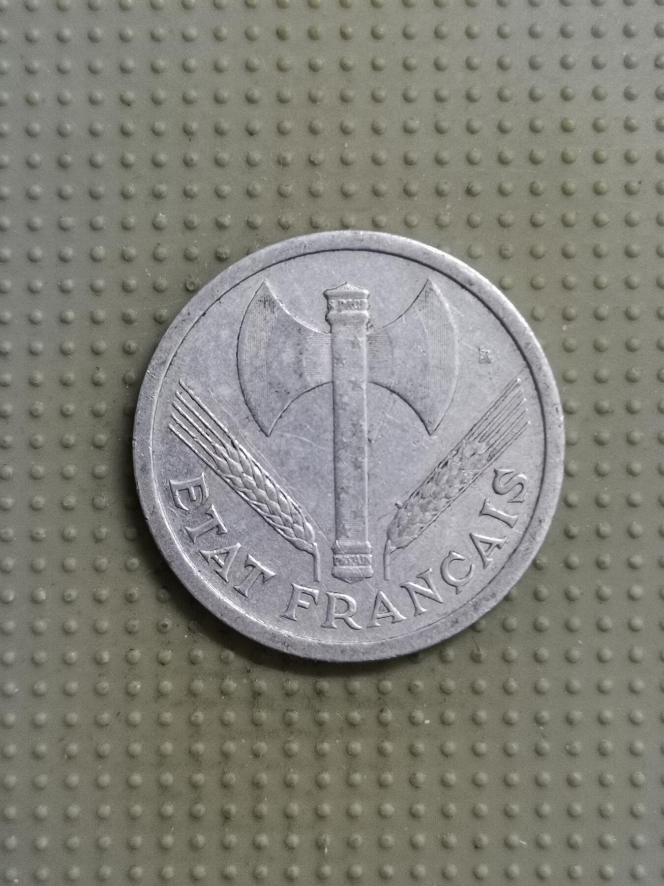 2025年第115场各国散币拍卖（总第115场） 维希法国1944年2法郎