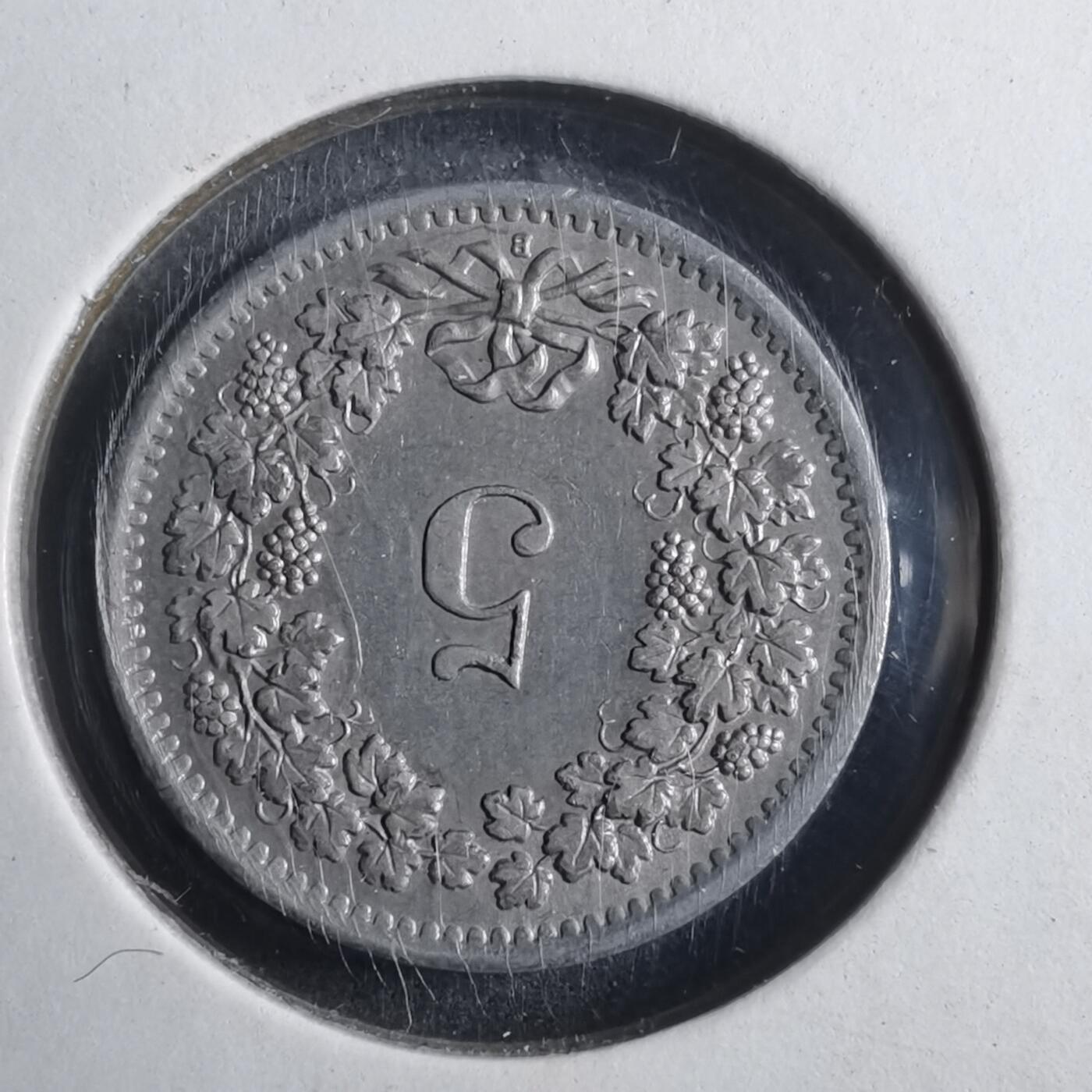 沼泽如烟--第902场 瑞士1968年五分