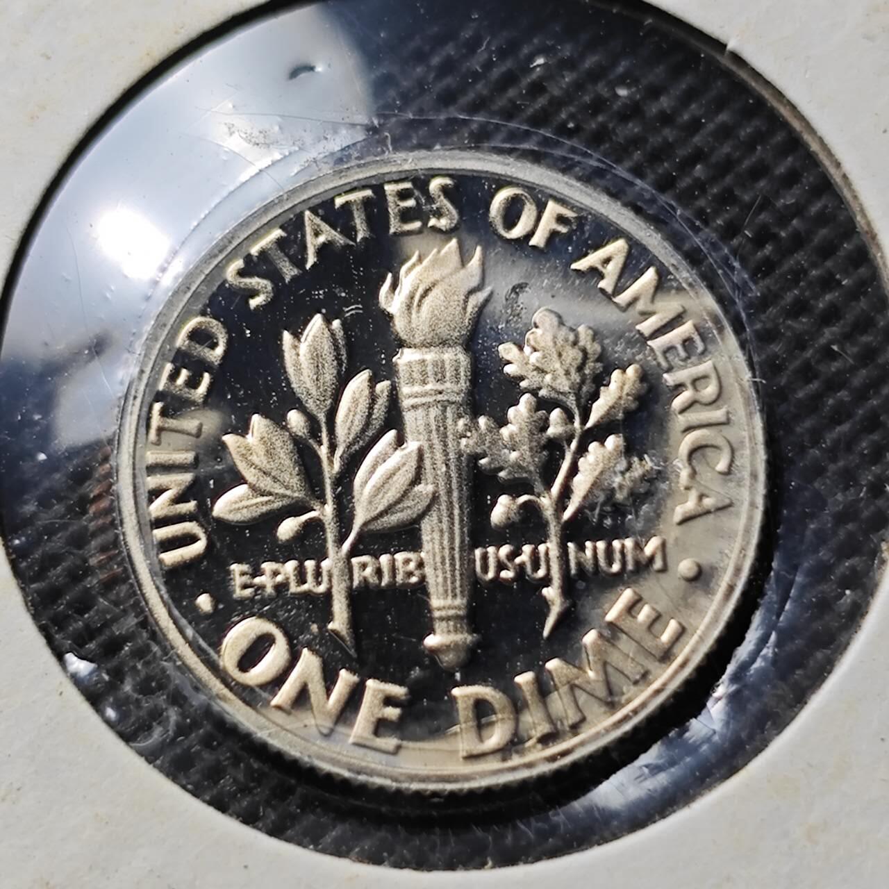 KK钱币收藏小铺  第369场  2月预留时间 周末发货  1983美国10分精制币