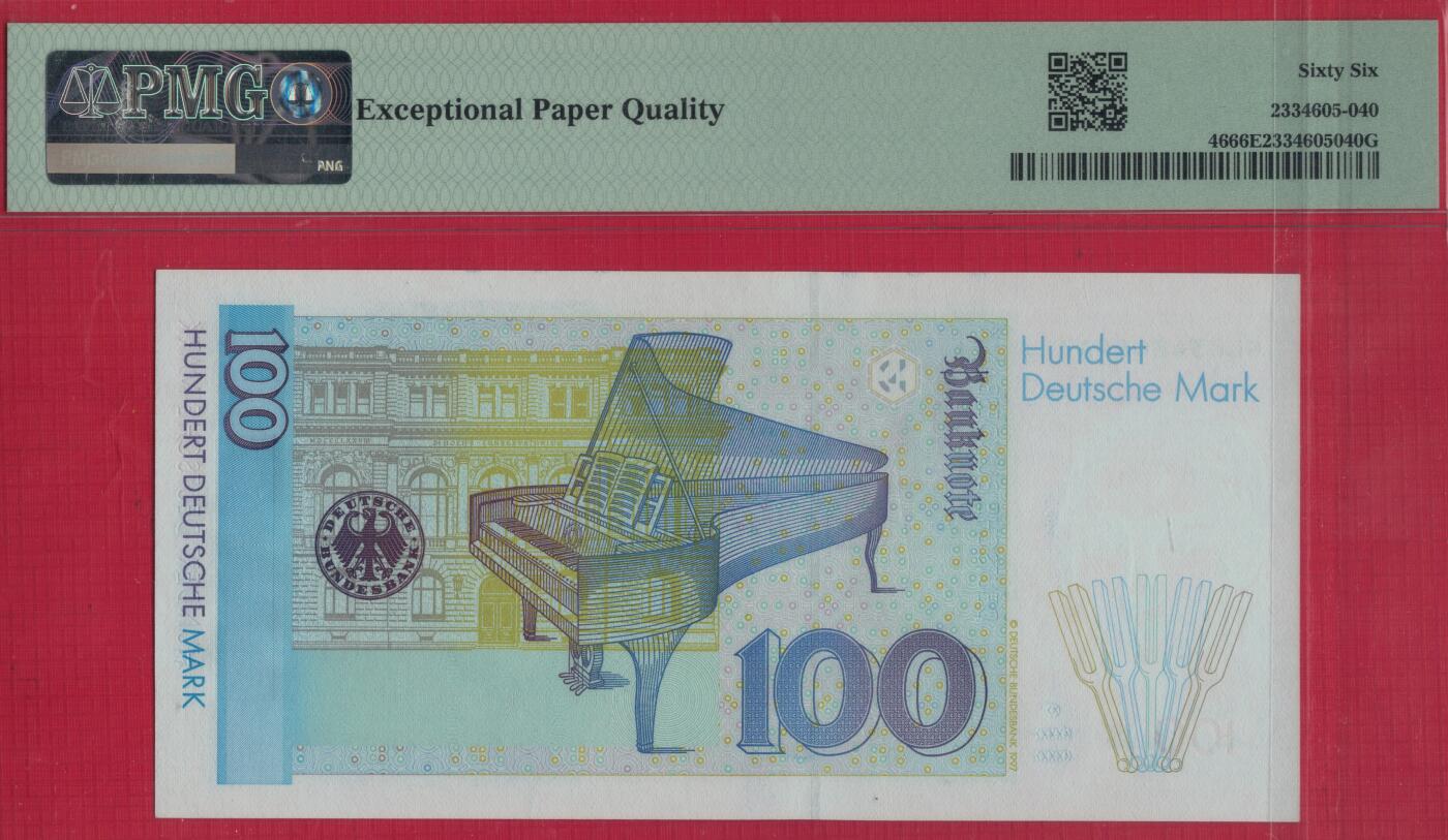 德国1996年100马克 P-46 实物图 UNC