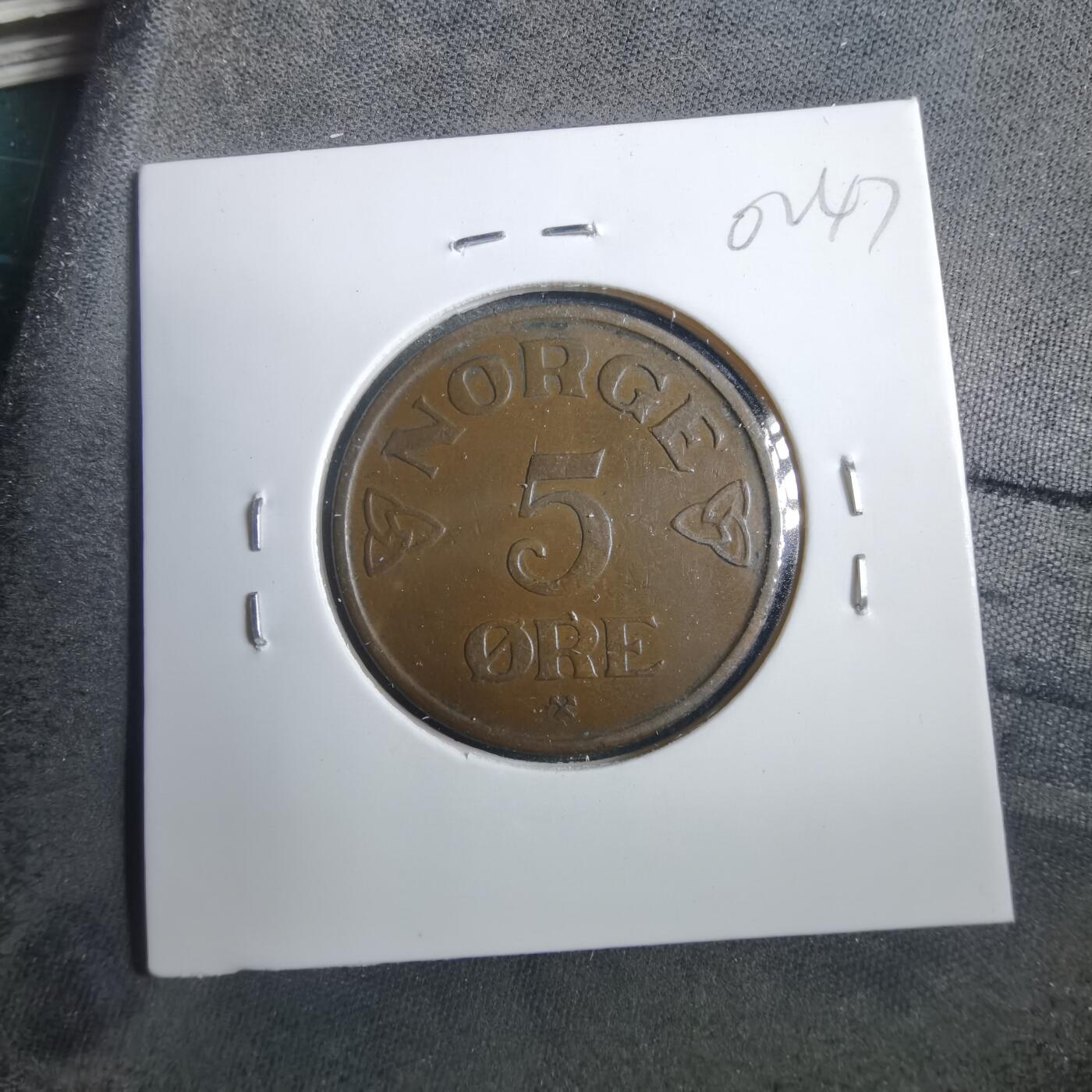 沼泽如烟--第902场 挪威1954年5欧尔