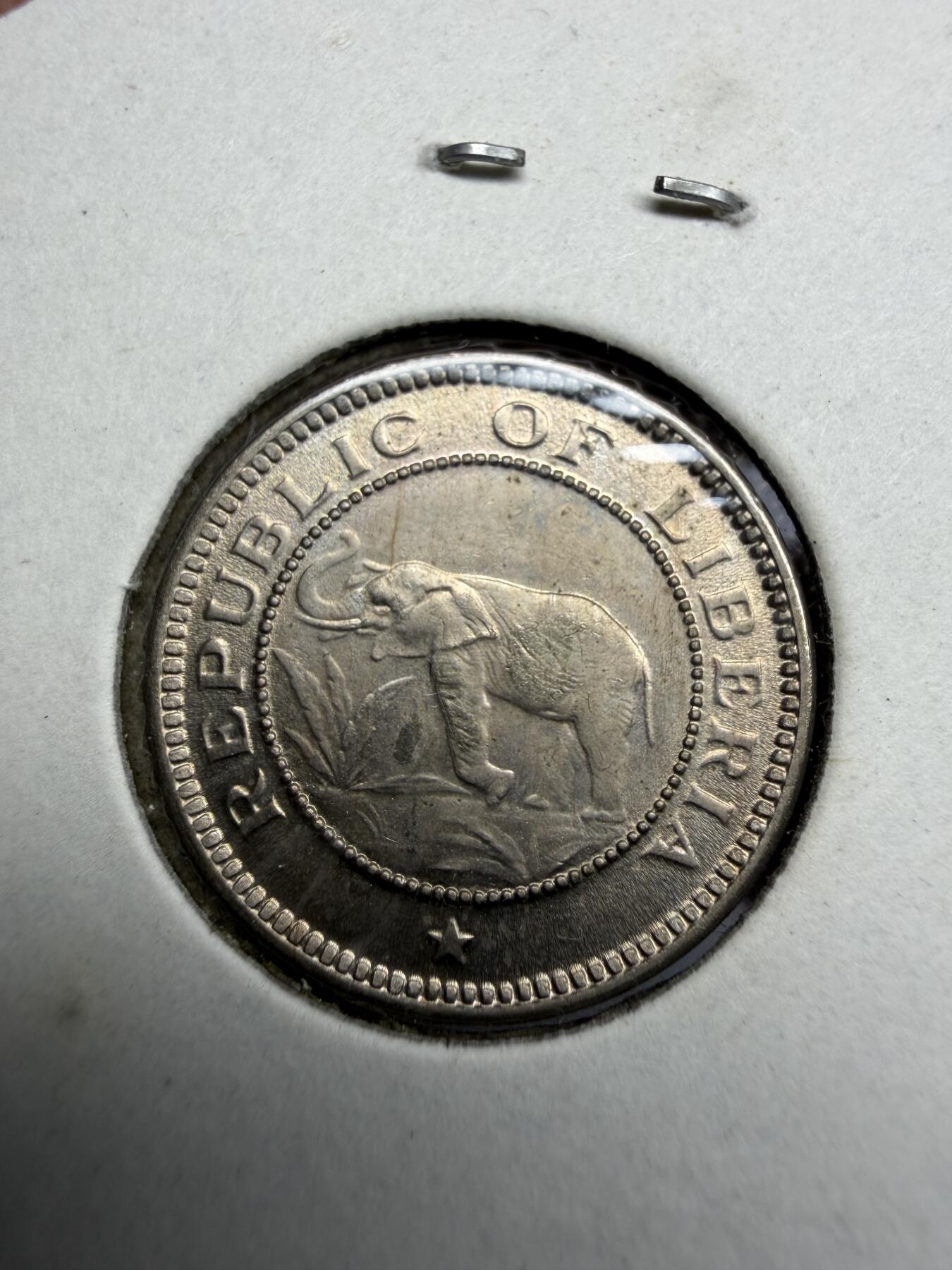 2025年集古藏今外币拍卖第十期-第6场—（总第286拍），可以寄存60天，满160元包邮。 1941年利比里亚1/2分