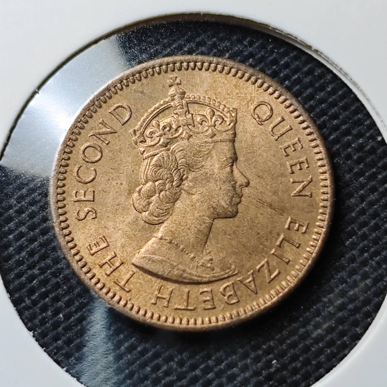 KK钱币收藏小铺  第369场  2月预留时间 周末发货  1955塞浦路斯3米尔铜币 好品