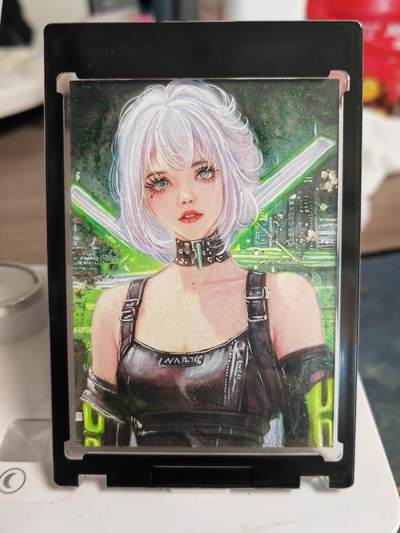 阳大大卡牌拍卖第82期（持续收拍品，周五晚上九点截拍，进群福利早知道） - 【手绘卡】知名画师 叶子 头号玩家