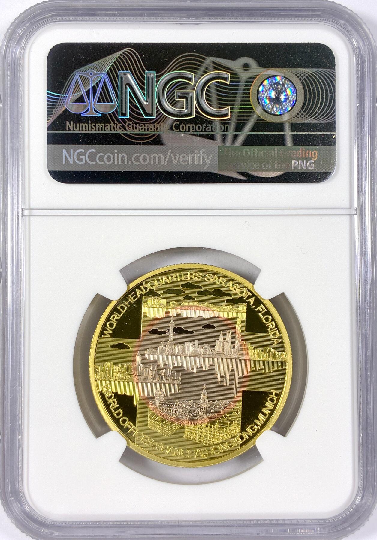 【雨安】【世界币章114期】2025-11-15 周六 19:30 保真 8秒倒数自动落锤 高效拍卖 [中国章牌] 2017年 NGC成立30周年纪念章 NGC-PF70UC