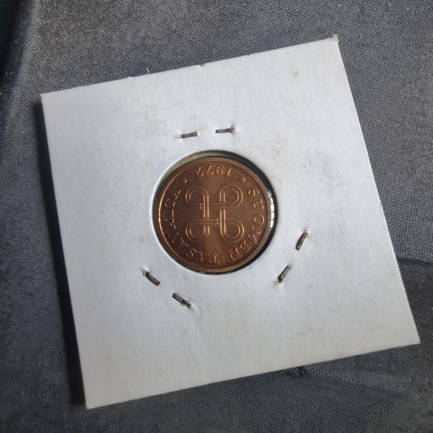 沼泽如烟--第902场 芬兰1972年5芬尼