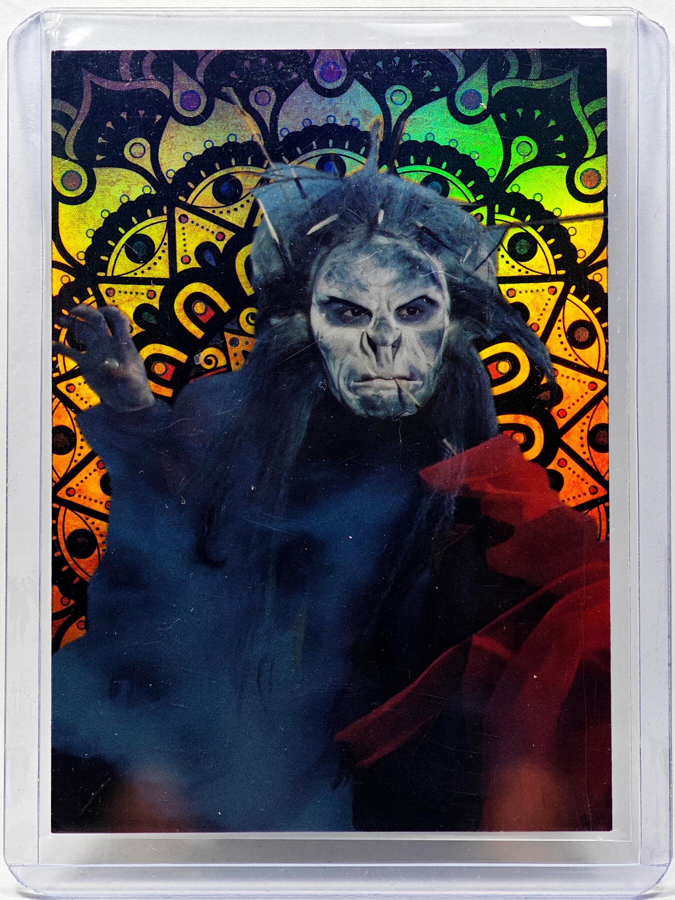 白泽拍卖卡牌手绘专场第28期（细雨生寒、寻梅闻香） 2025 卡星时代 大话西游  牛魔王72/99， 彩闪 厚卡 卡夹