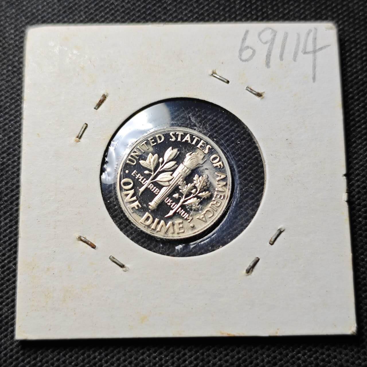 KK钱币收藏小铺  第369场  2月预留时间 周末发货  1983美国10分精制币