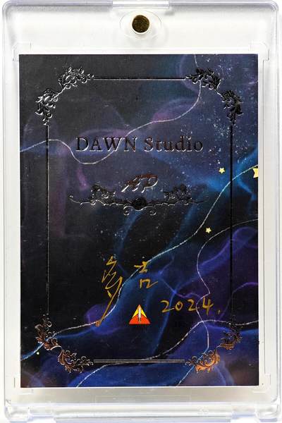 白泽拍卖卡牌手绘专场第28期（细雨生寒、寻梅闻香） 2024 多吉手绘卡 齐天大圣 特效  多吉亲签 卡砖封装