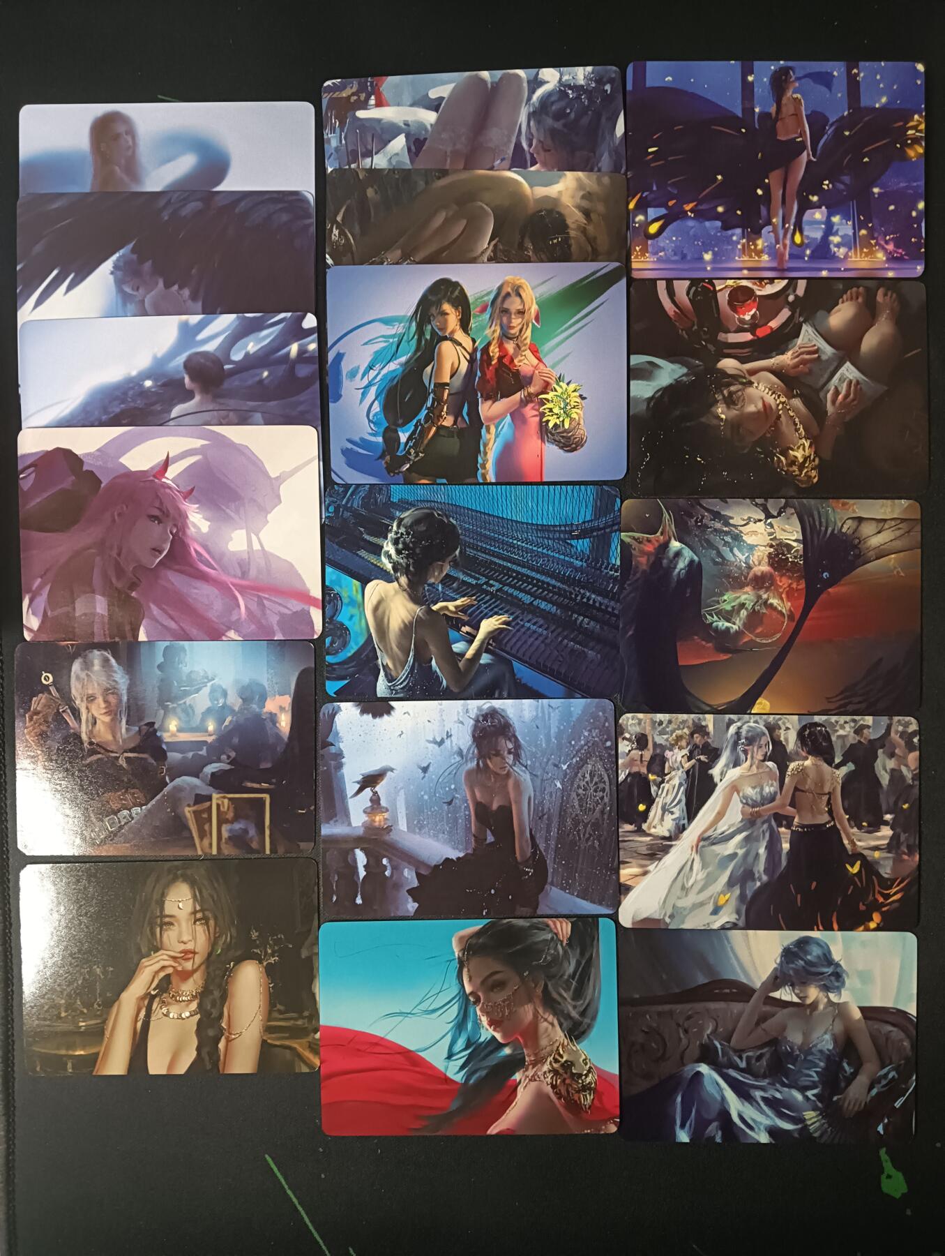 花开卡拍第47期（11月16号周日截拍，品控勿拍!!!拍品不寄存，运费5元，自制卡难免瑕疵，可能存在轻微撞角爆边等出厂瑕疵，品控介意勿拍！）