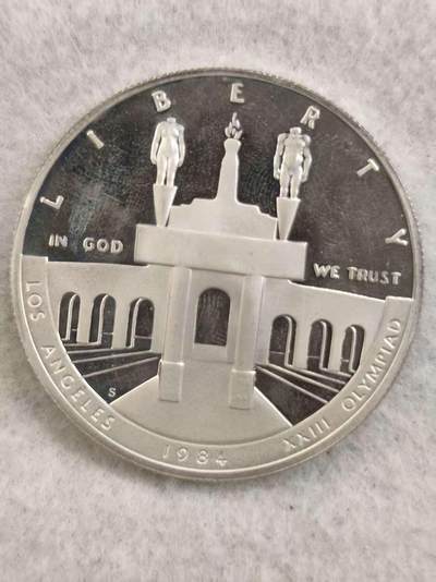 G&W世界散币，银币处理专场（第36场） - 美国1984年1元   银币  洛杉矶第23届奥运会