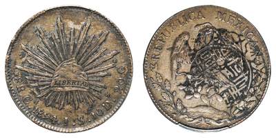中新泰星2025年秋拍 钱币纪念章专场 - 1894年墨西哥鹰洋8瑞尔贸易银币一枚