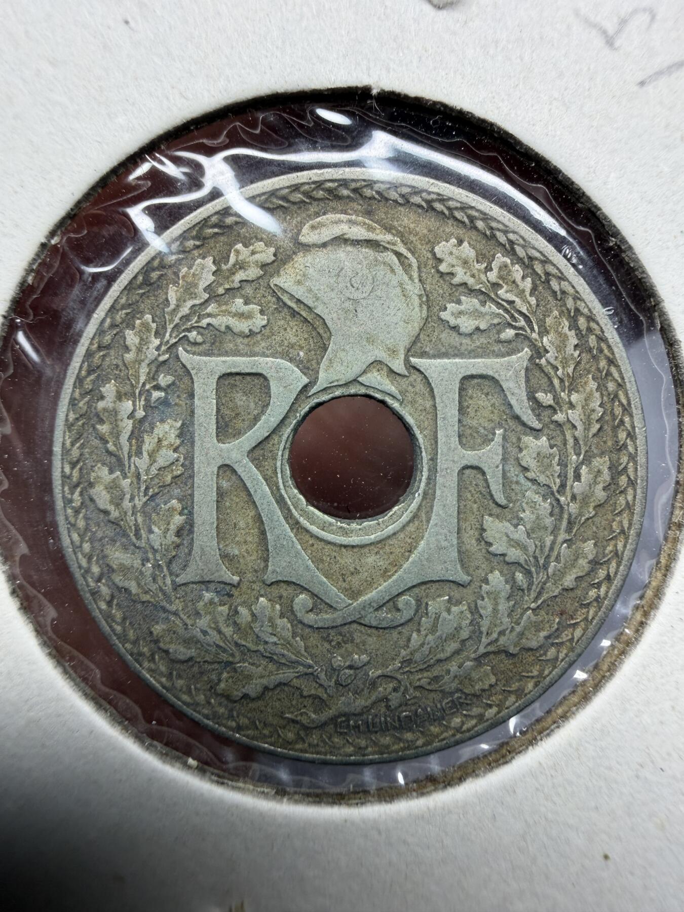 2025年集古藏今外币拍卖第十期-第6场—（总第286拍），可以寄存60天，满160元包邮。 1922年法属印支25分