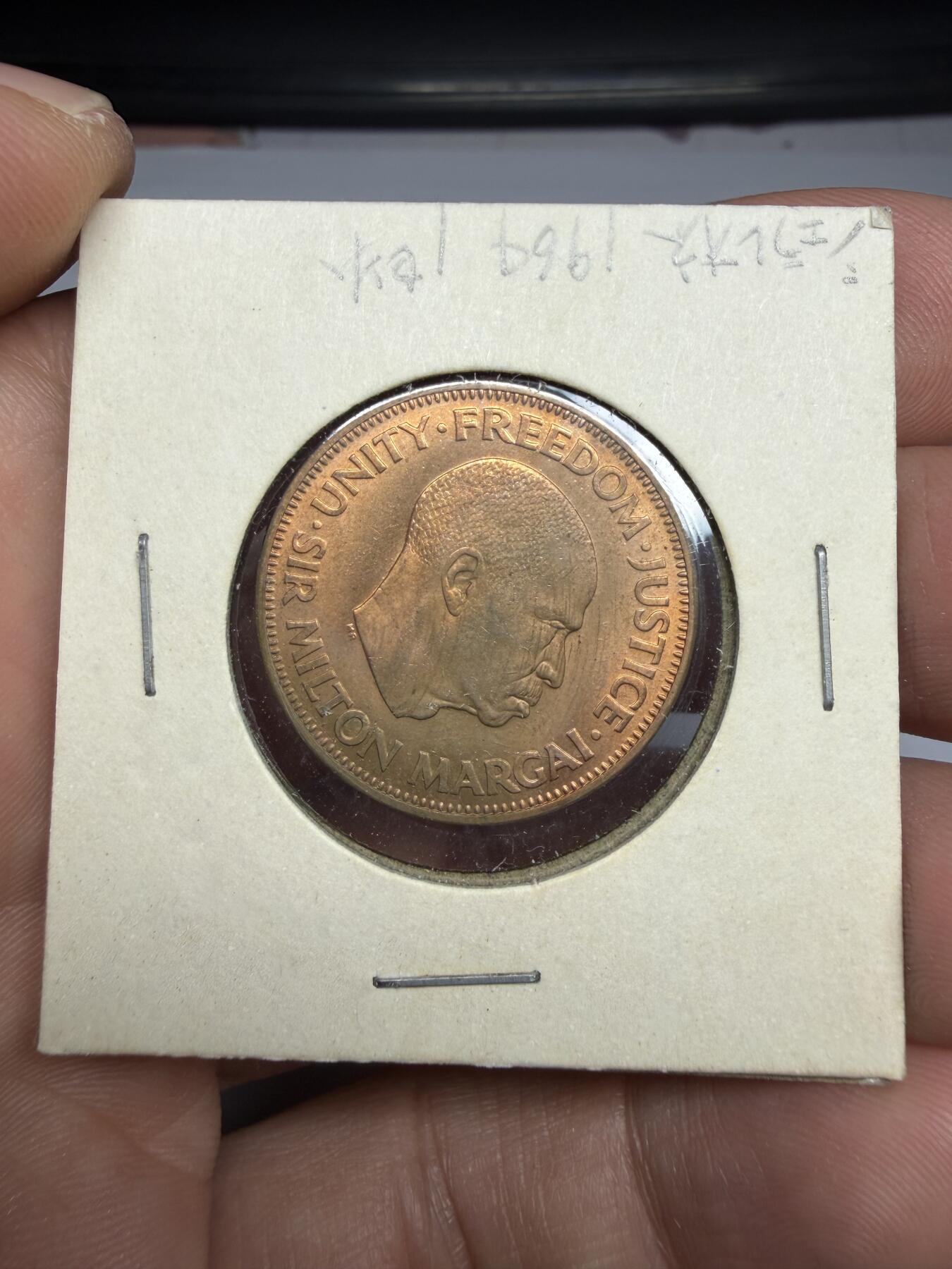 2025年集古藏今外币拍卖第十期-第6场—（总第286拍），可以寄存60天，满160元包邮。 1964年塞拉利昂1分