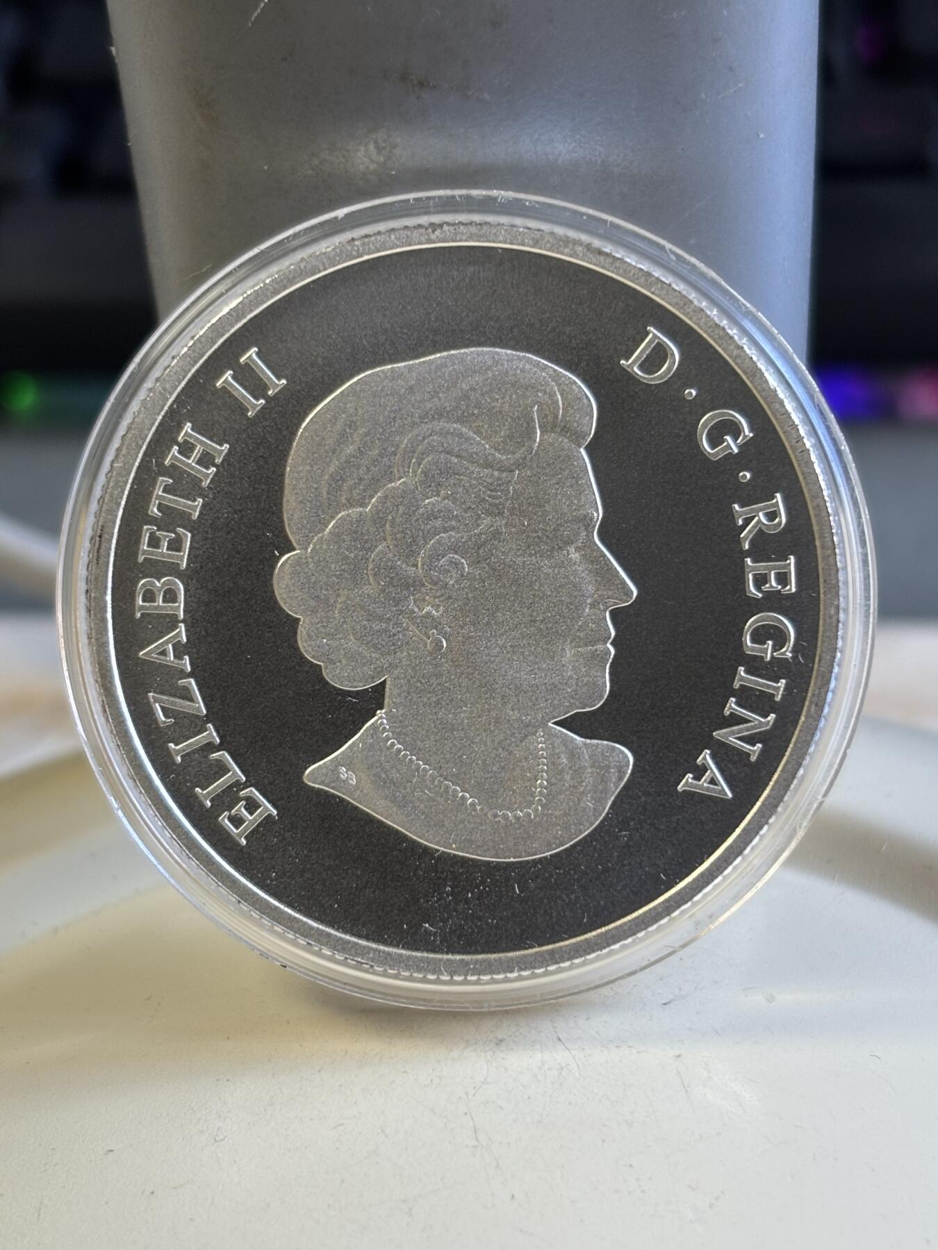 第181期拍卖 加拿大2014年100换100加元系列白头鹰1盎司银币，9999银，发行50000枚