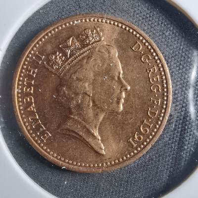 沼泽如烟--第902场 - 英国1991年1便士