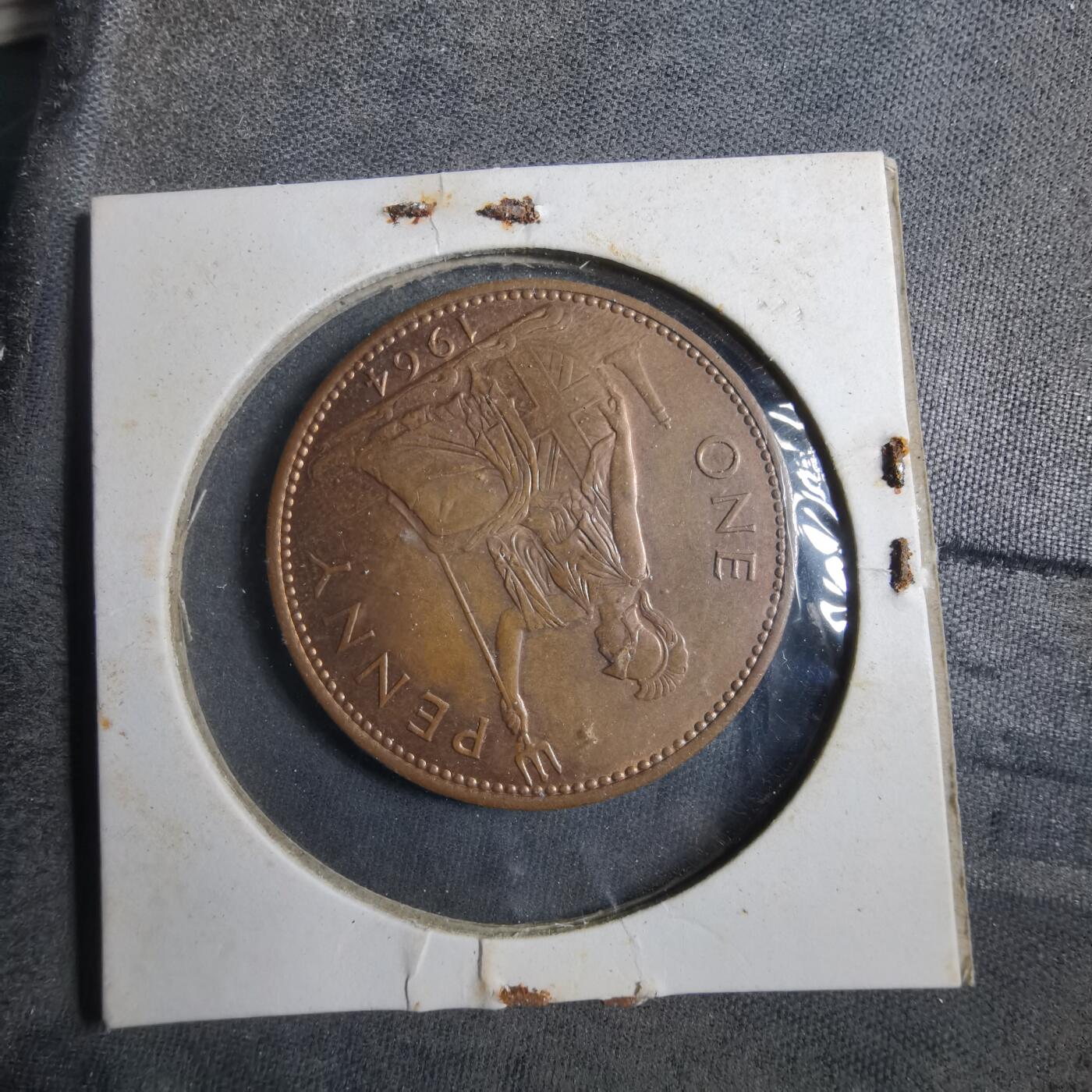 沼泽如烟--第902场 英国1964年1便士