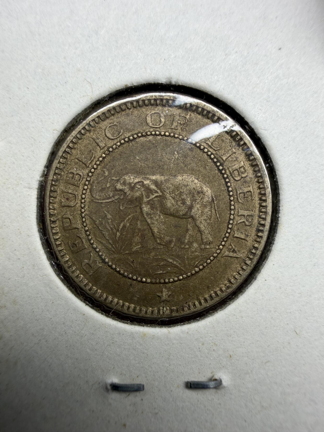 2025年集古藏今外币拍卖第十期-第6场—（总第286拍），可以寄存60天，满160元包邮。 1937年利比里亚1/2分