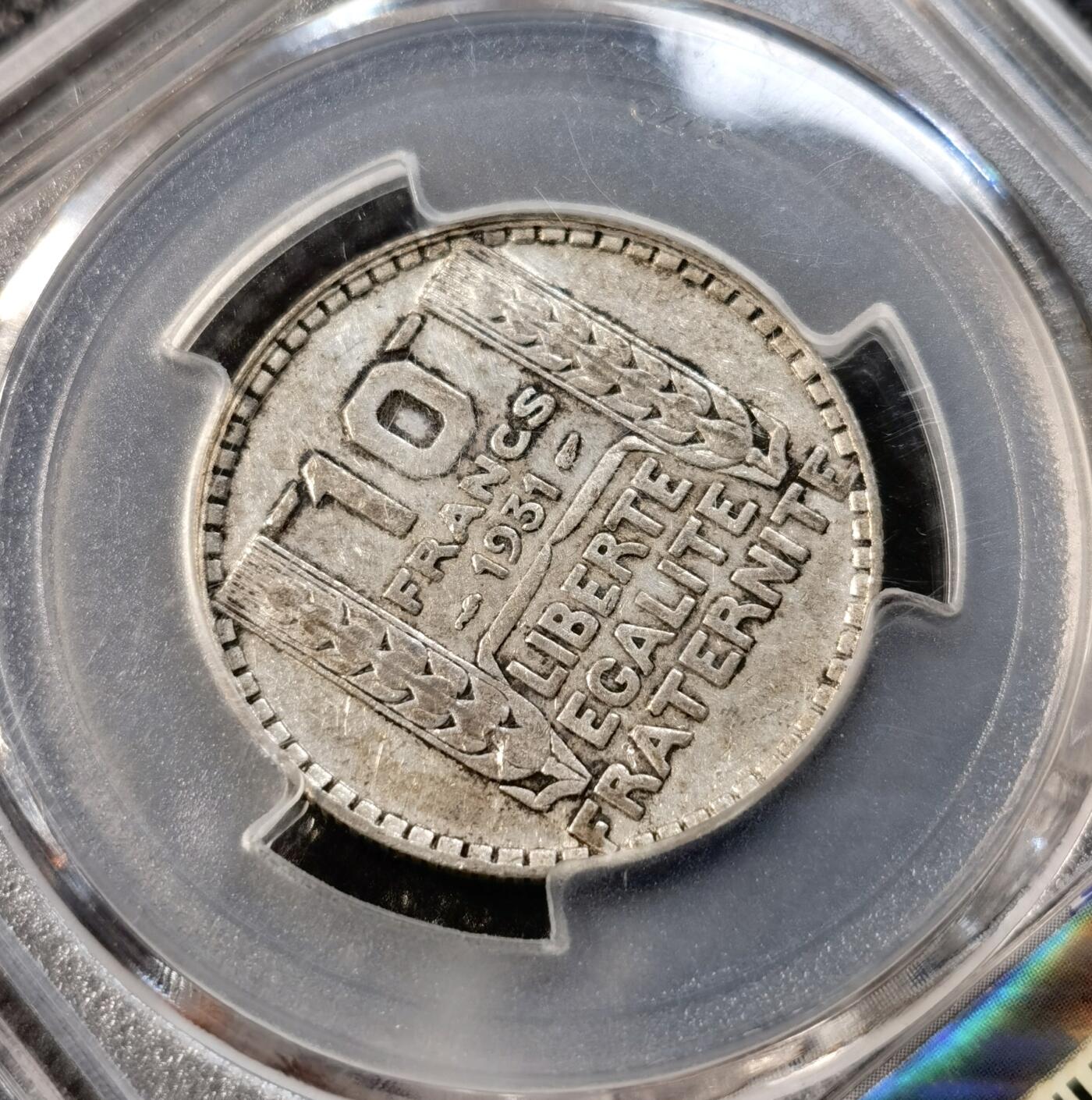 甄臻铺-世界币章拍卖（第39期）送拍享返佣金等优惠多多 法国1931年女神10法郎银币