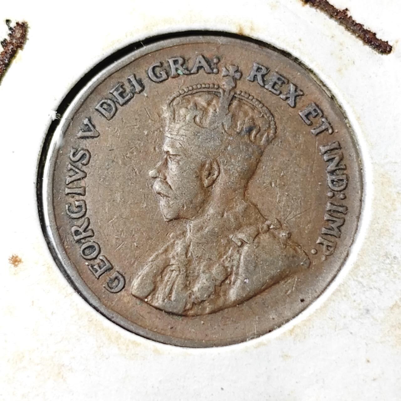 KK钱币收藏小铺  第369场  2月预留时间 周末发货  1932加拿大一分铜币