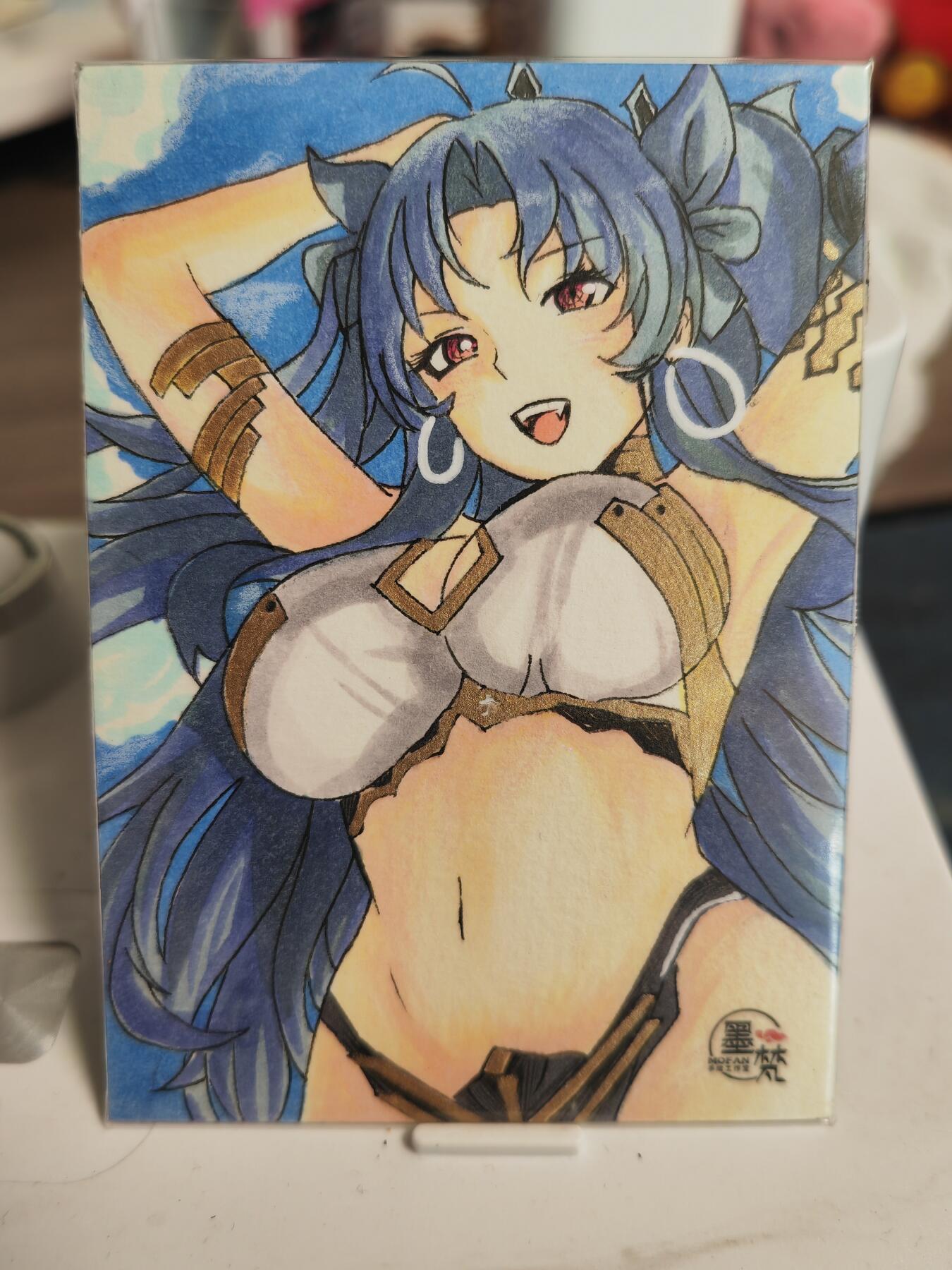 阳大大卡牌拍卖第82期（持续收拍品，周五晚上九点截拍，进群福利早知道） 【手绘卡】知名画师 小野人 夏日炎炎