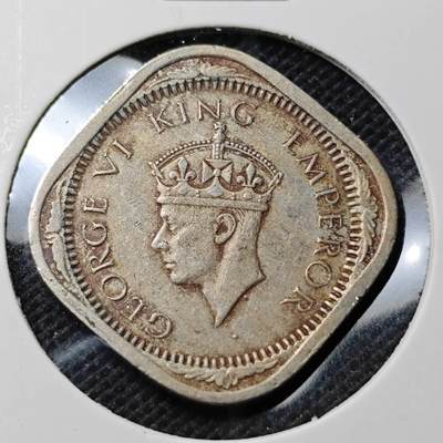 KK钱币收藏小铺  第369场  2月预留时间 周末发货 -  1940英属印度2安娜镍币