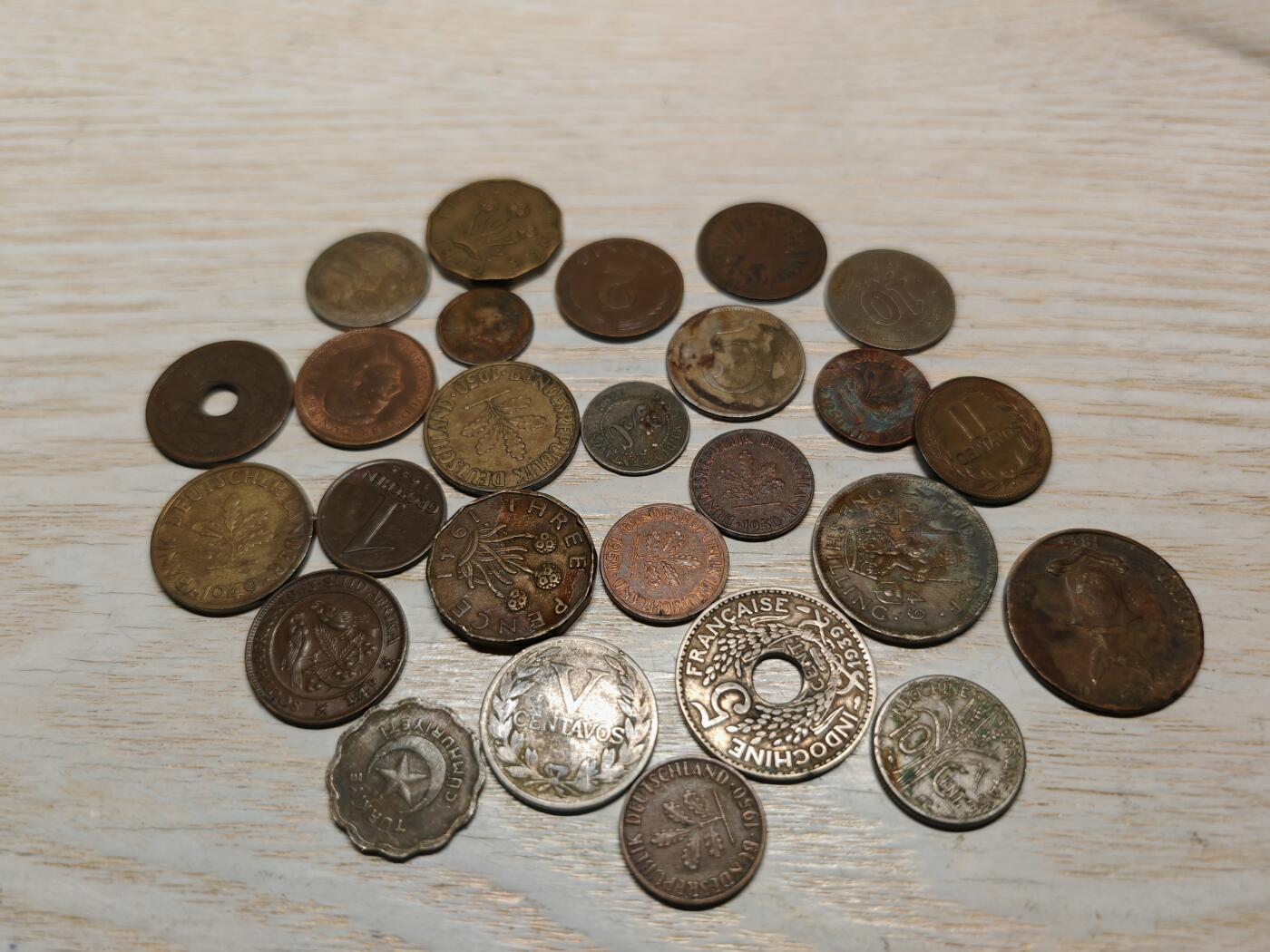 民国时期英国 德国 法国 菲律宾 土耳其等国硬币26枚