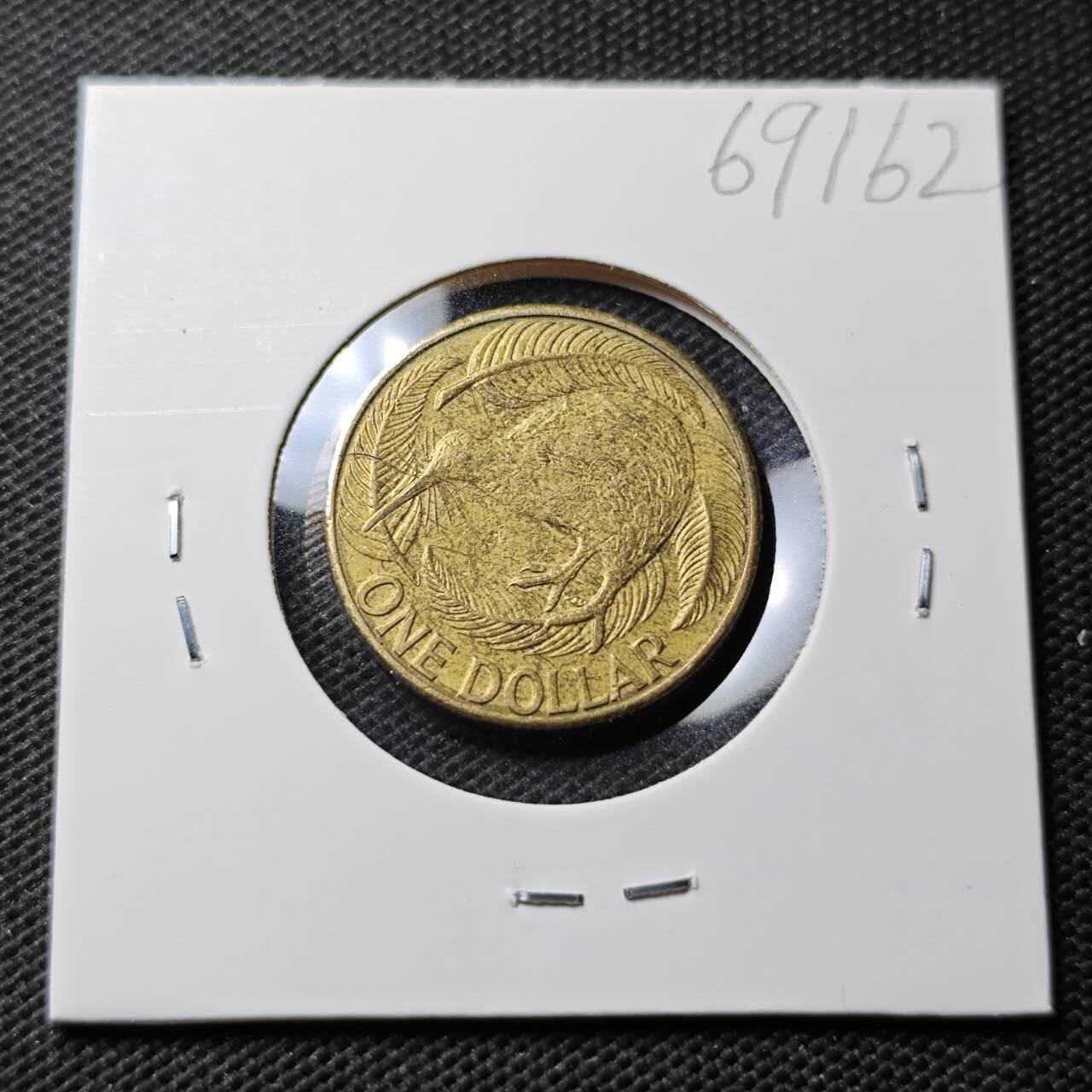 KK钱币收藏小铺  第369场  2月预留时间 周末发货  新西兰1元