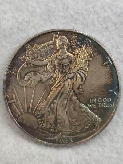 G&W世界散币，银币处理专场（第36场） - 美国1993年行走女神 1元  银币