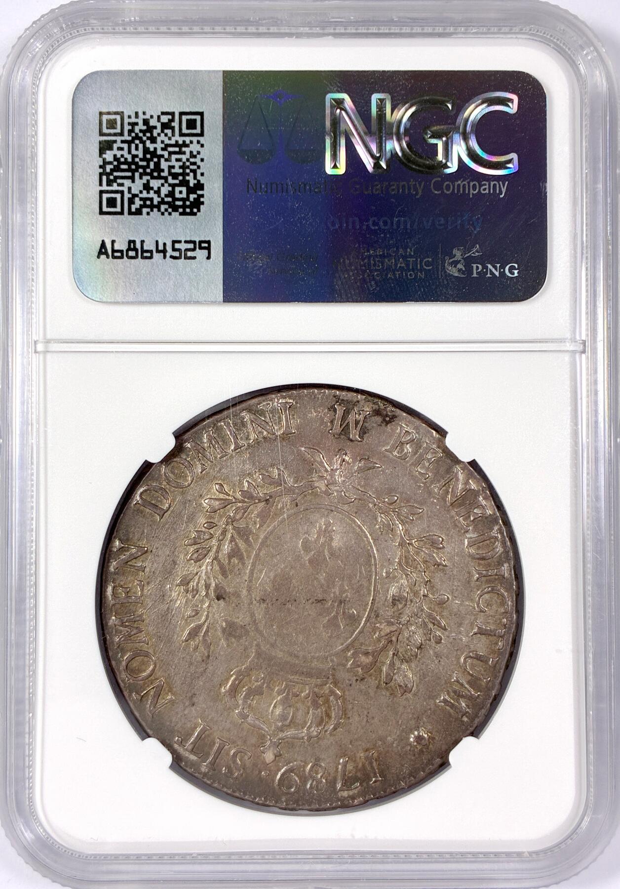 【雨安】【世界币章114期】2025-11-15 周六 19:30 保真 8秒倒数自动落锤 高效拍卖 [评级法国] France 法国 1埃居 KM#0564 DAV-1333 路易十六 1789年 NGC-XF