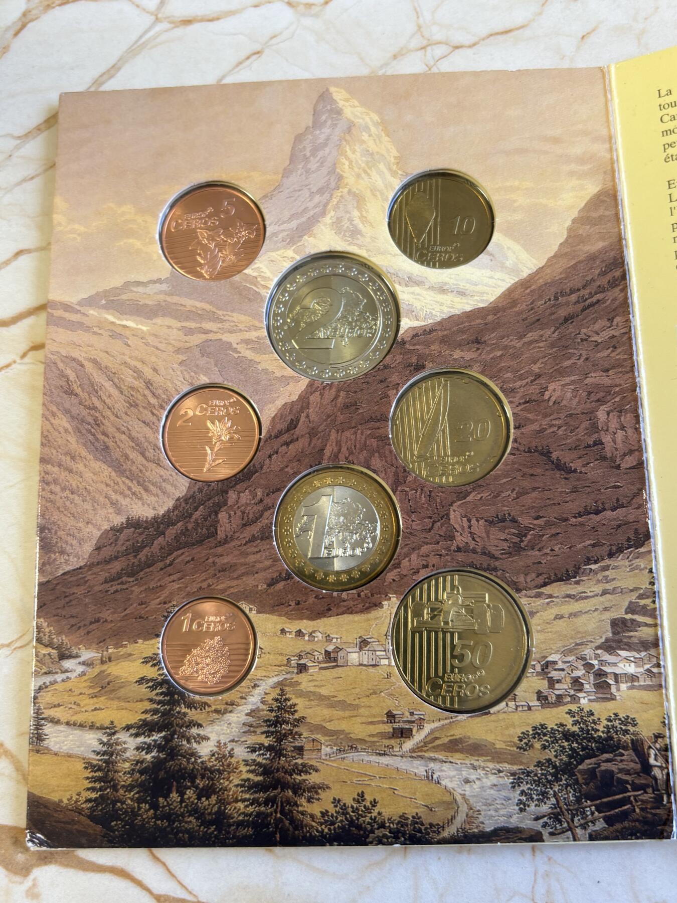 第181期拍卖 瑞士2003年纪念币7枚册装