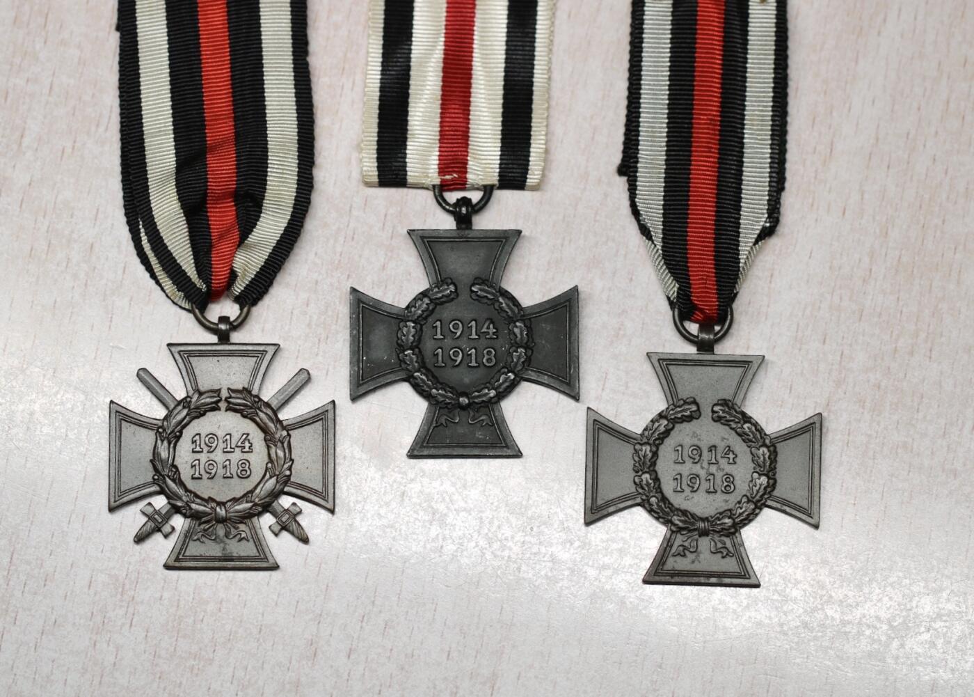 大猫徽章拍卖 第282期 德国一战兴登堡十字勋章一组