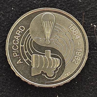 【全场包邮】纯粹捡漏拍476场（免费代拍第13场） - 瑞士1984年5法郎物理学家奥古斯特皮卡德诞生100周年精制纪念币