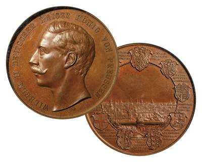 中新泰星2025年秋拍 钱币纪念章专场 - 1884年德国柏林世界大会大铜章一枚