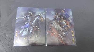 龙虎卡牌第六三场 （无佣金，周六结拍，欢迎送拍） - 彩闪双拼 锦绣三国 夏侯惇&夏侯渊