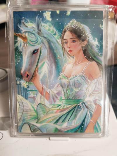 阳大大卡牌拍卖第82期（持续收拍品，周五晚上九点截拍，进群福利早知道） - 【手绘卡】知名画师 云微 独角兽与香香公主