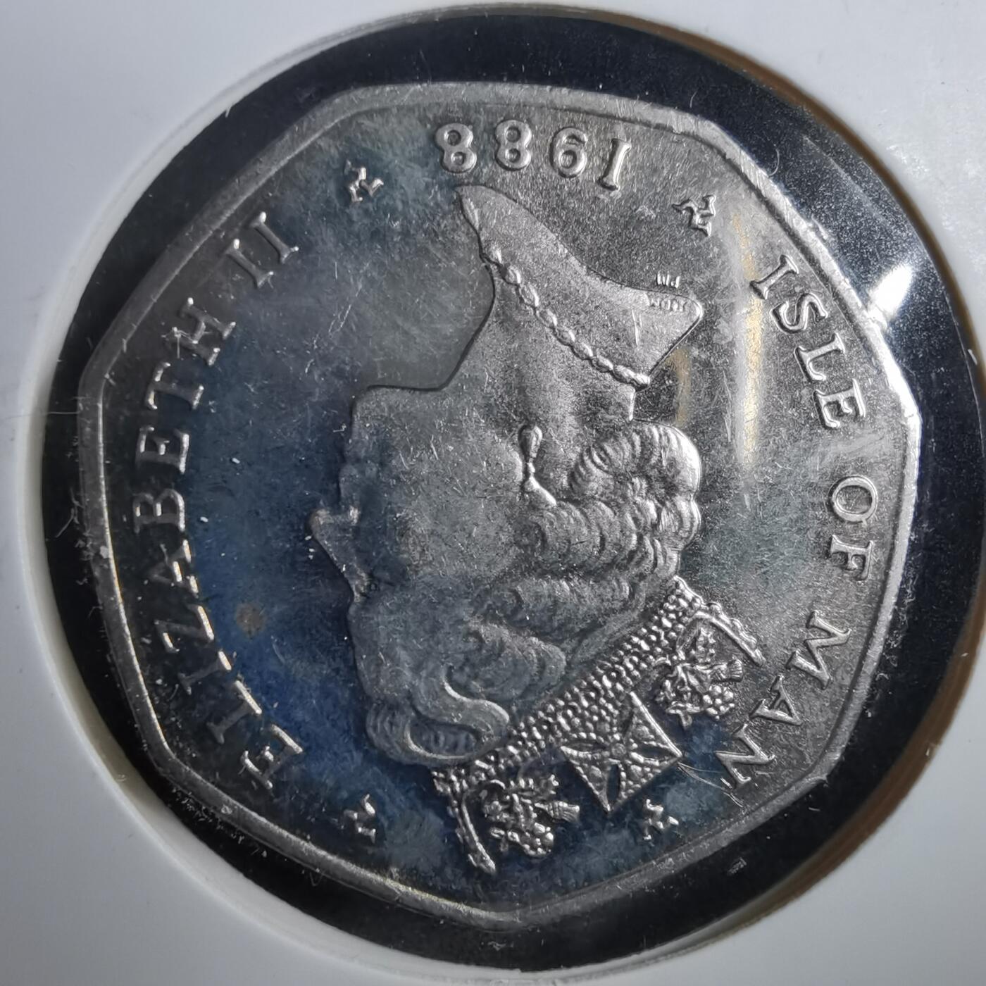 沼泽如烟--第902场 马恩1988年50便士