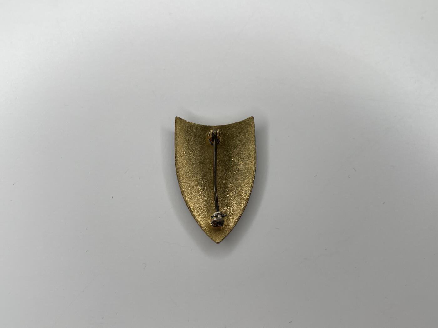 新时代收藏徽章红藏拍卖(第二十八场)  徽章纸品证书杂项 法国陆军通讯兵证章 铜鎏金珐琅