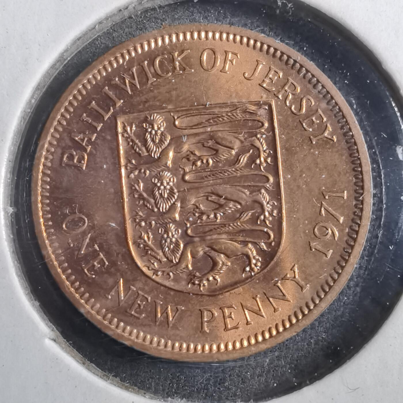 沼泽如烟--第902场 泽西1971年1便士