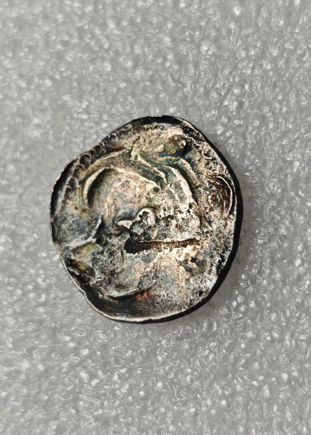 瓶子🏺第216期拍卖会  6-8世纪骠国打制银币大型过渡版银币  10-11克