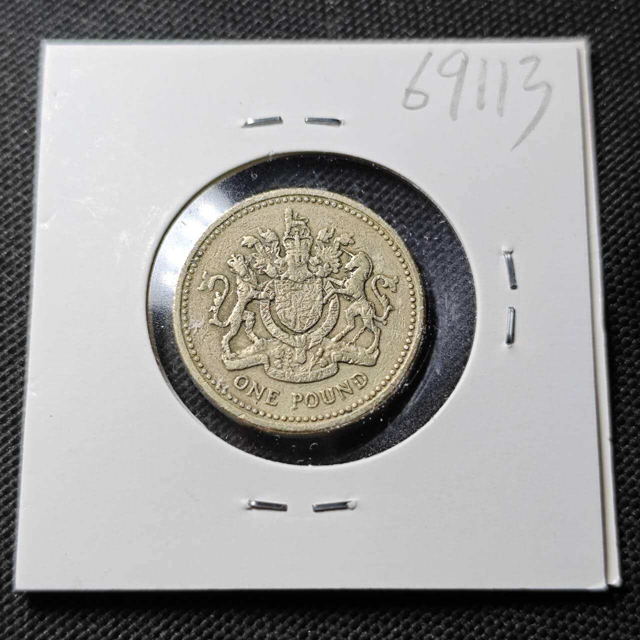 KK钱币收藏小铺  第369场  2月预留时间 周末发货  英国1镑