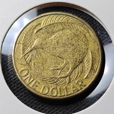 KK钱币收藏小铺  第369场  2月预留时间 周末发货 -  新西兰1元