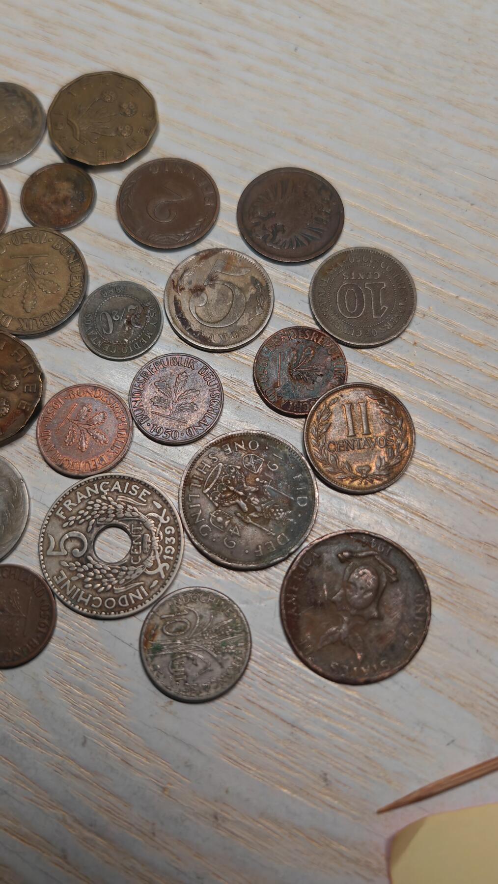 民国时期英国 德国 法国 菲律宾 土耳其等国硬币26枚