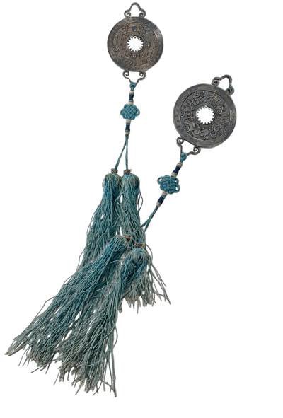 中新泰星2025年秋拍 徽章 纪念章及金银器专场 - 清代同治大清御赐三等银功牌一枚