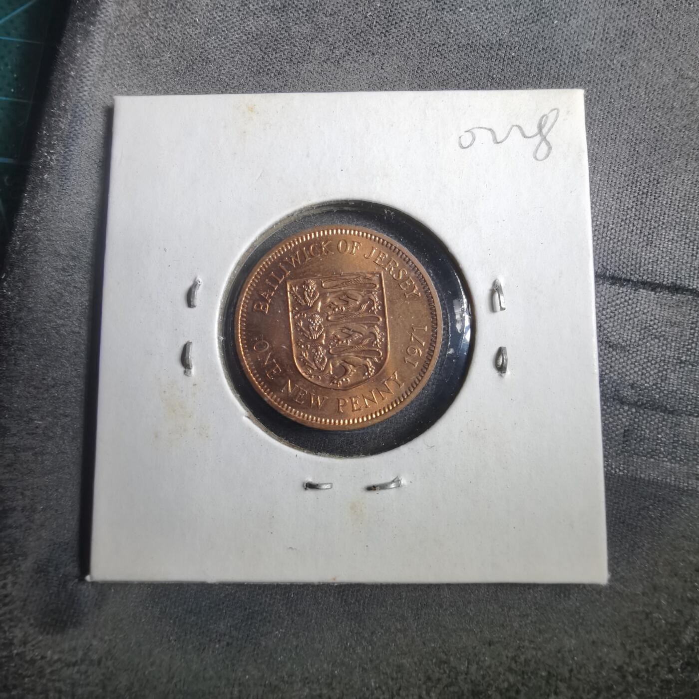 沼泽如烟--第902场 泽西1971年1便士