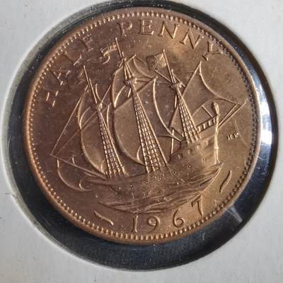 沼泽如烟--第902场 - 英国1967年半便士