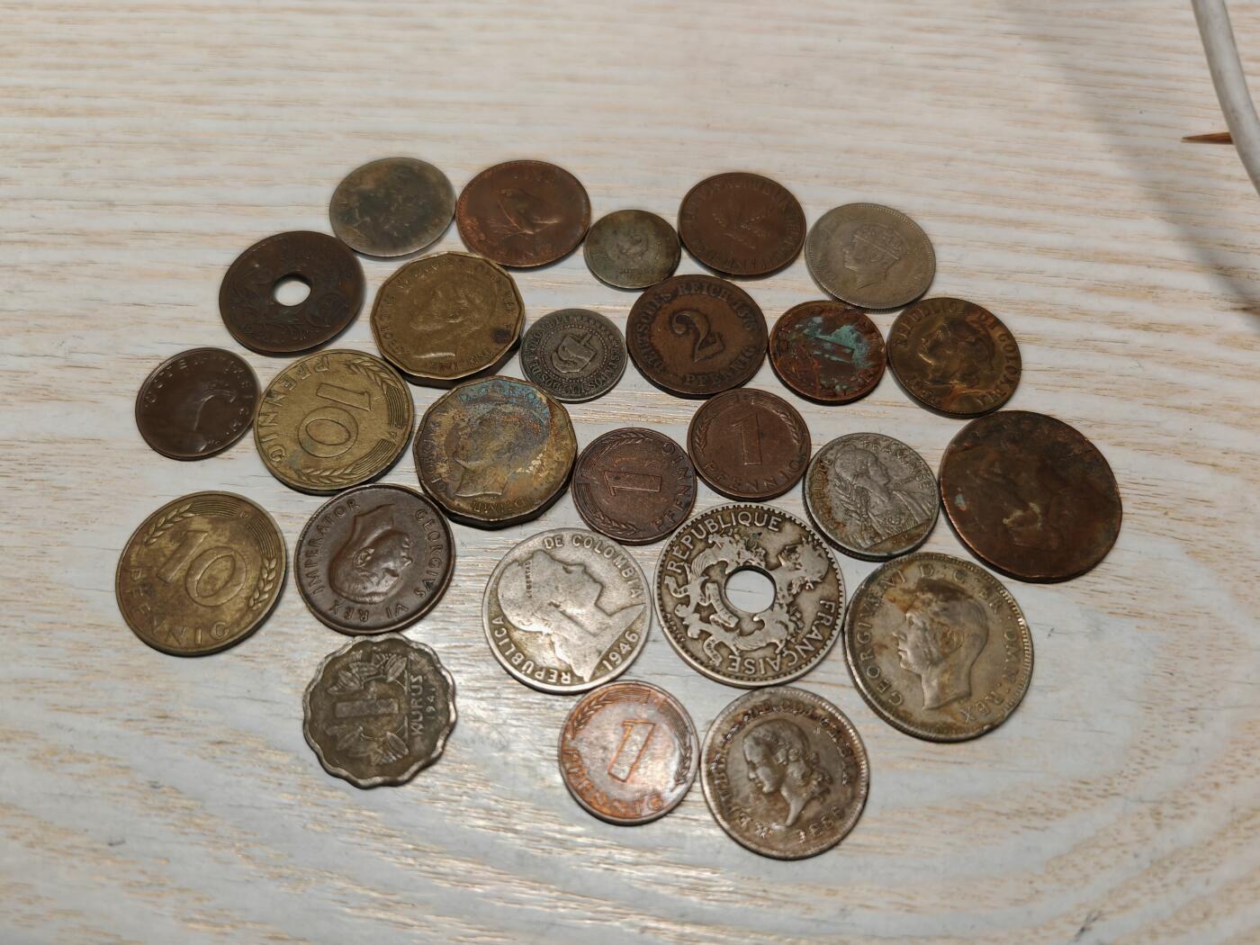 民国时期英国 德国 法国 菲律宾 土耳其等国硬币26枚