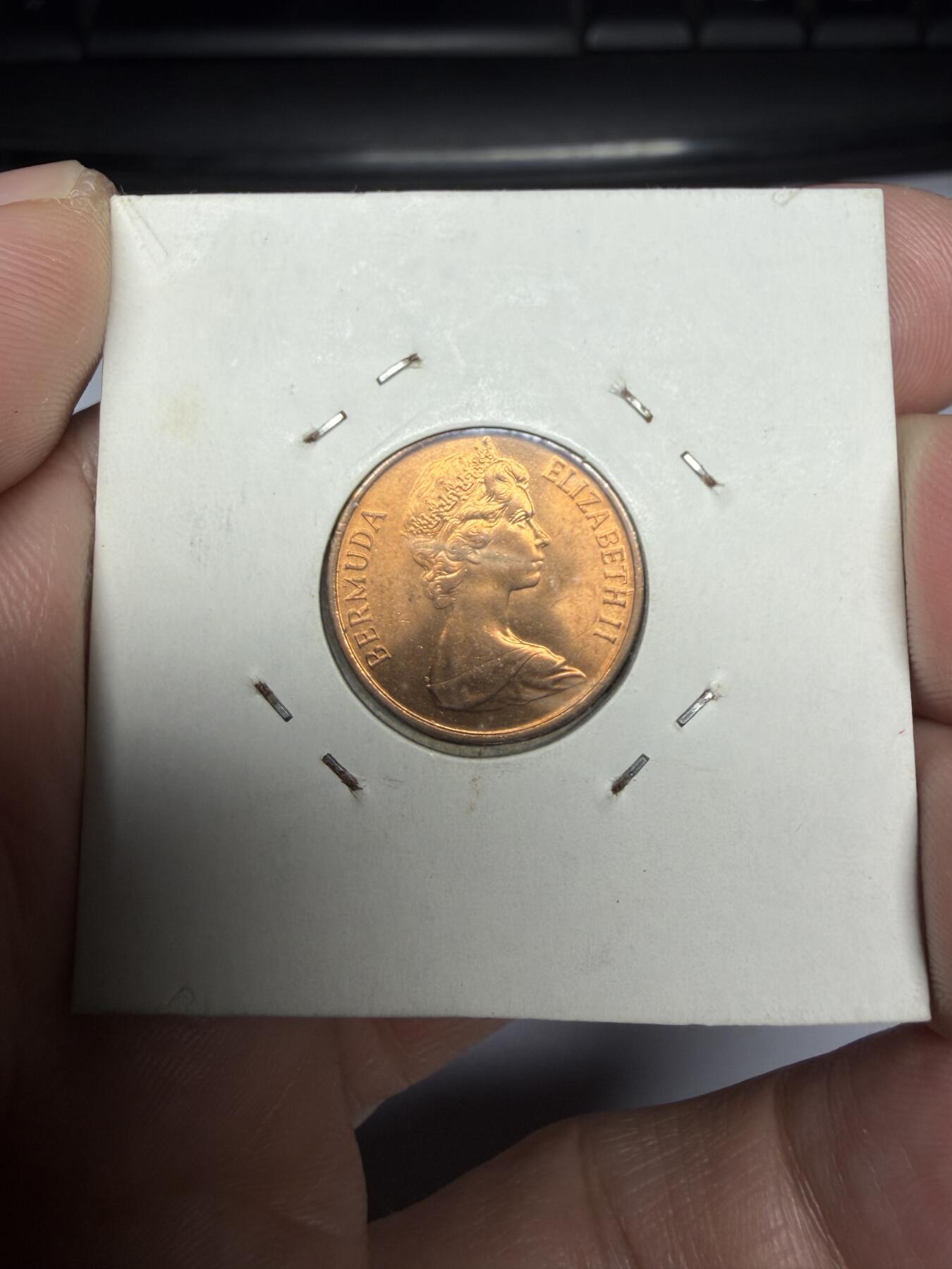 2025年集古藏今外币拍卖第十期-第6场—（总第286拍），可以寄存60天，满160元包邮。 1971年英属百慕大一分