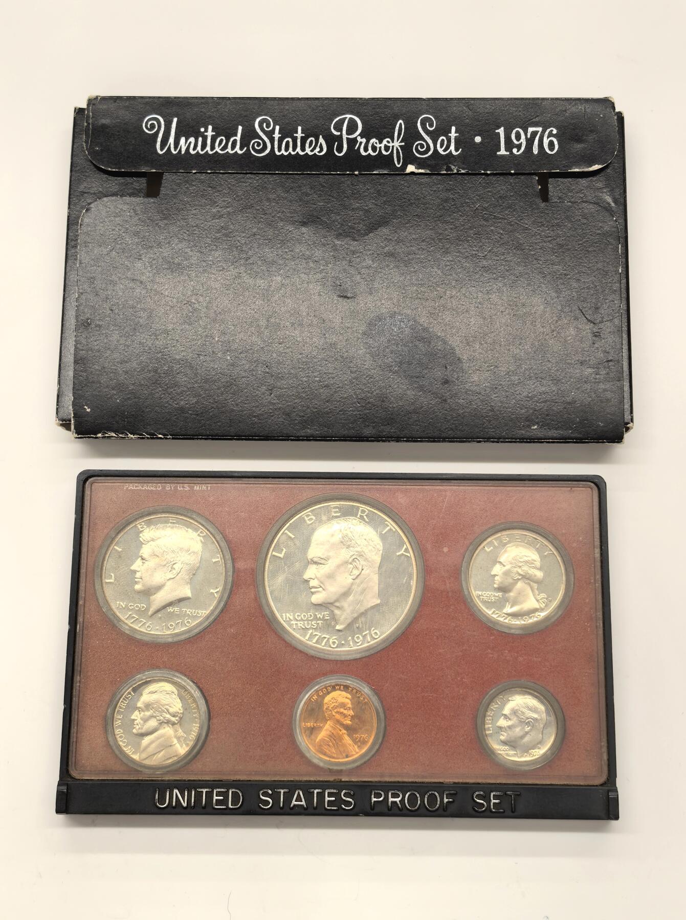 博洋堂世界钱币拍卖第146期（全场包邮） 1976年美国精致套币，纸册齐全