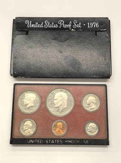 博洋堂世界钱币拍卖第146期（全场包邮） - 1976年美国精致套币，纸册齐全